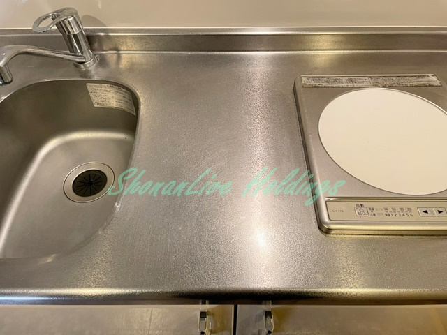 横浜市戸塚区戸塚町のアパートのキッチン