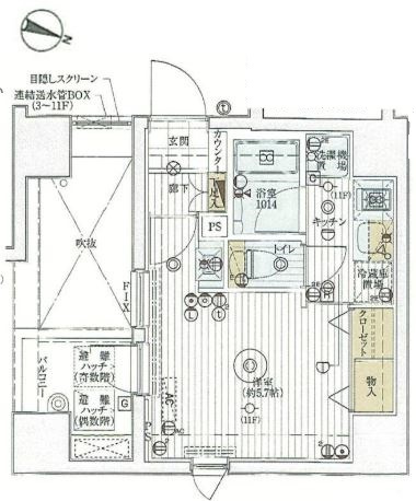 ブライズ森下リベラの間取り