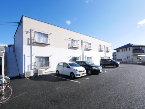 桜アパートAの駐車場