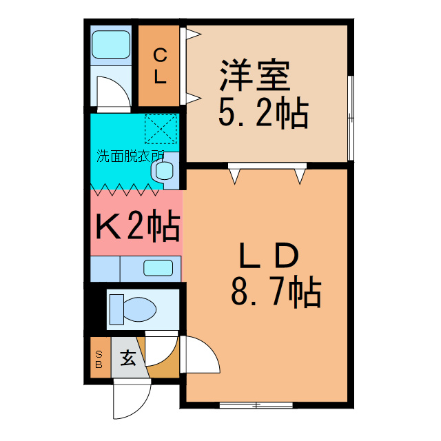 メゾンダイトⅢの間取り