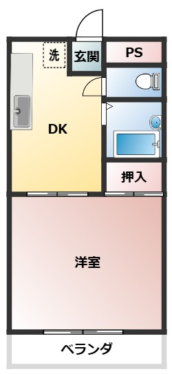 リーフコート宇多津の間取り