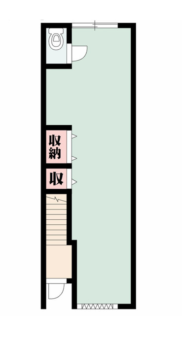大阪市生野区中川２丁目の店舗事務所の間取り