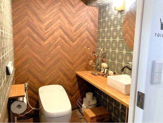 「大津」駅徒歩１１分の７階建マンション４階部分◆広々間取りの３ＬＤＫ角住戸◆シャリエ大津朝日が丘のトイレ|トイレ