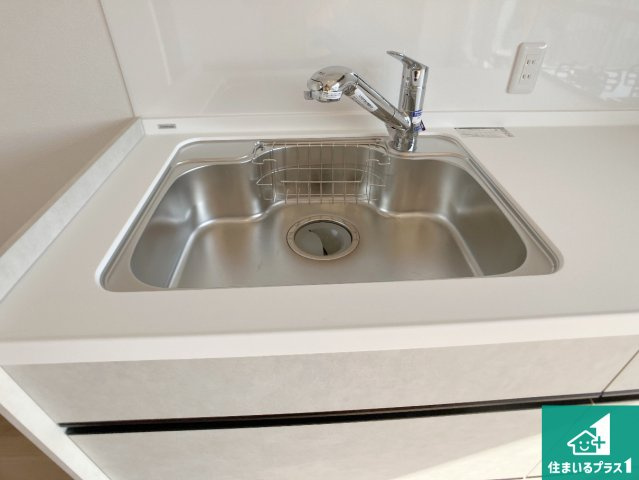 藤和明石公園ハイタウン弐号棟の設備|広々としたシンクで食器洗いも楽々！