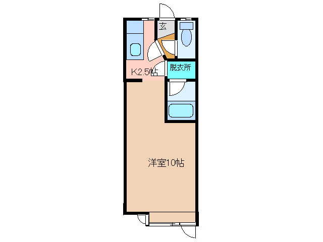 ハイツアンビシャスの間取り