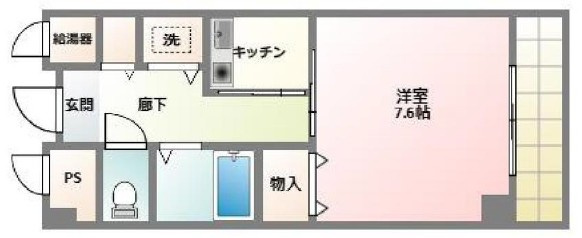 ウエストビラITOの間取り
