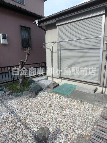 坂戸市八幡中古戸建の庭