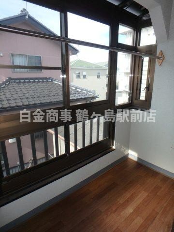 坂戸市八幡中古戸建のバルコニー|インナーバルコニー