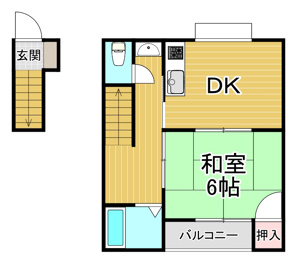 コーポラス南塚口の間取り