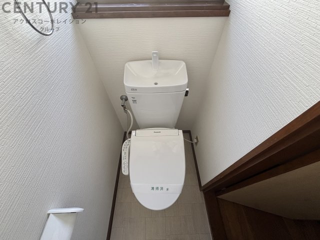 清潔感のあるトイレです