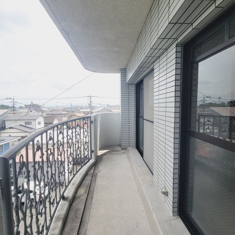 プレジオ坂本のバルコニー