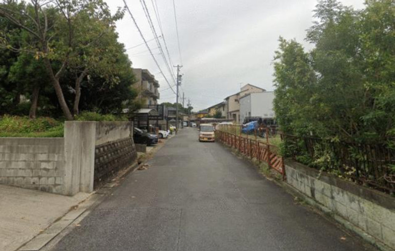 半田市桐ケ丘3丁目　売り土地の前面道路含む現地写真|前面道路含む現地写真です