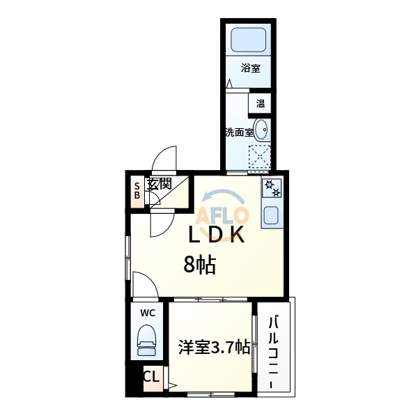 ローズガーデン矢田Ⅱの間取り|ローズガーデン矢田Ⅱ　間取り