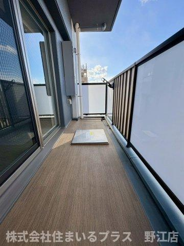 アーバネックス大阪城北のバルコニー