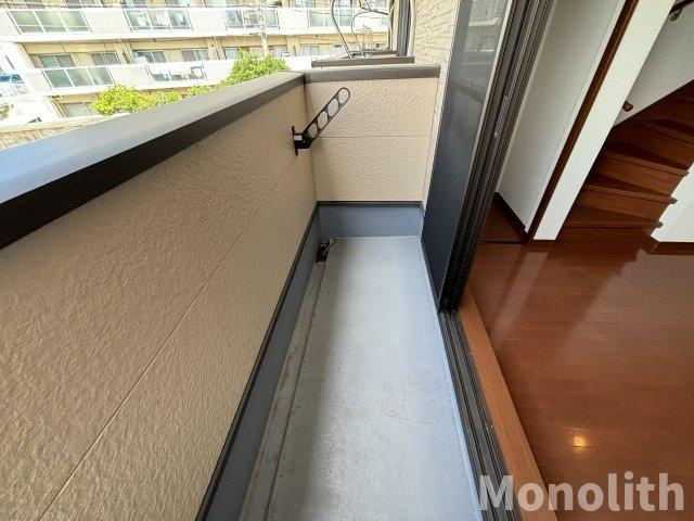 メゾネットアーリアのバルコニー