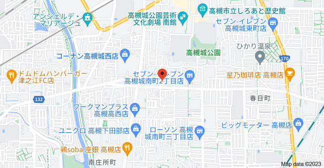 城南町1丁目貸家の地図