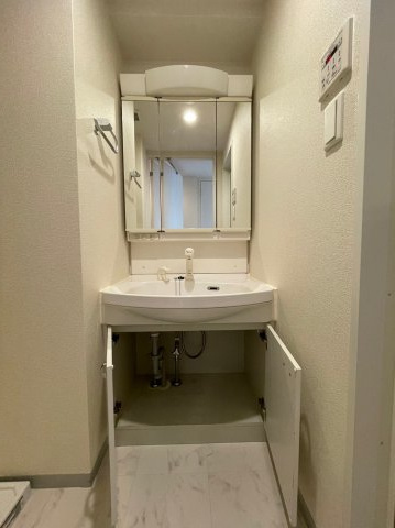 グラントレゾール浅草の洗面所