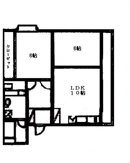 蔵屋マンション第四の間取り