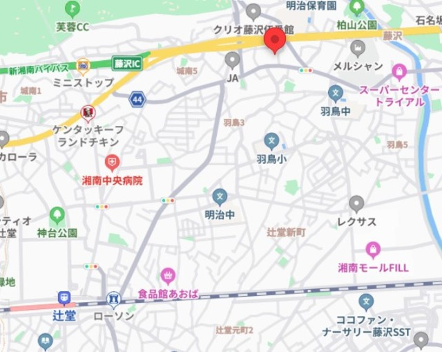 ＧＲＡＣＩＥＵＸＳＥ　湘南　EASTの地図