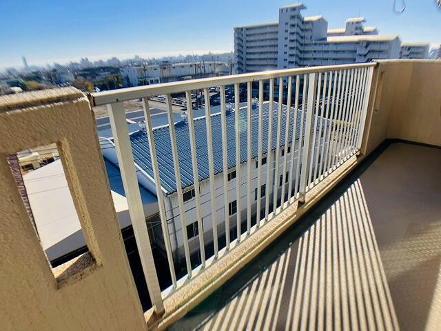 真栄マンション上脇のバルコニー