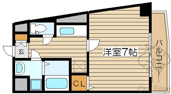 ハピネス浦江の間取り