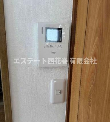 石鳥谷好地第7地割貸家のセキュリティ|TVドアホン（新品）設置