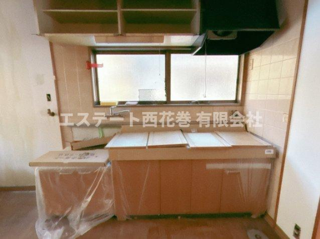 石鳥谷好地第7地割貸家のキッチン|シンク交換済み