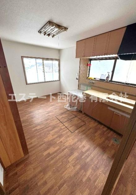 石鳥谷好地第7地割貸家のキッチン|シンク交換、クロス、床（CF）張替え