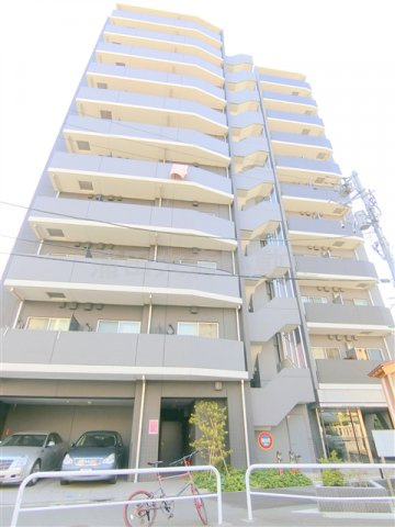 ハーモニーレジデンス大森WESTの外観|2013年10月築　RC鉄筋コンクリート造地上11階建て1K~1LDK総戸数66戸　京急本線梅屋敷駅最寄り、大森町駅と京急蒲田駅も徒歩圏内の東京都大田区大森西5丁目の人気分譲賃貸マンション