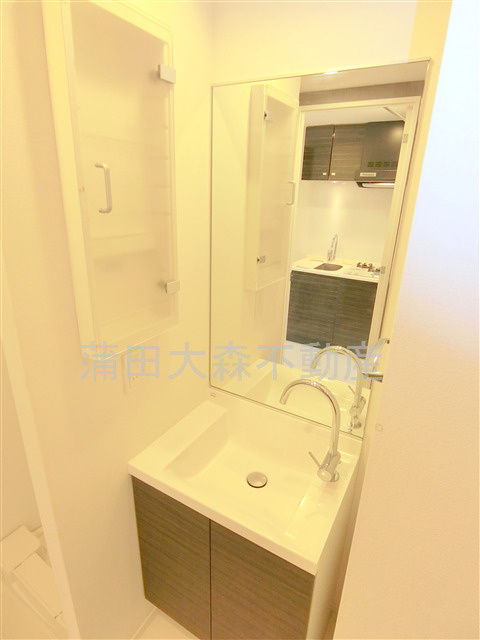 ハーモニーレジデンス大森WESTの洗面所|洗面脱衣所　独立洗面台　