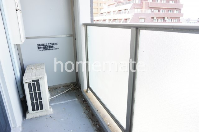 熊本市中央区草葉町の賃貸マンションのバルコニー