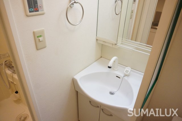 熊本市中央区草葉町の賃貸マンションの独立洗面台