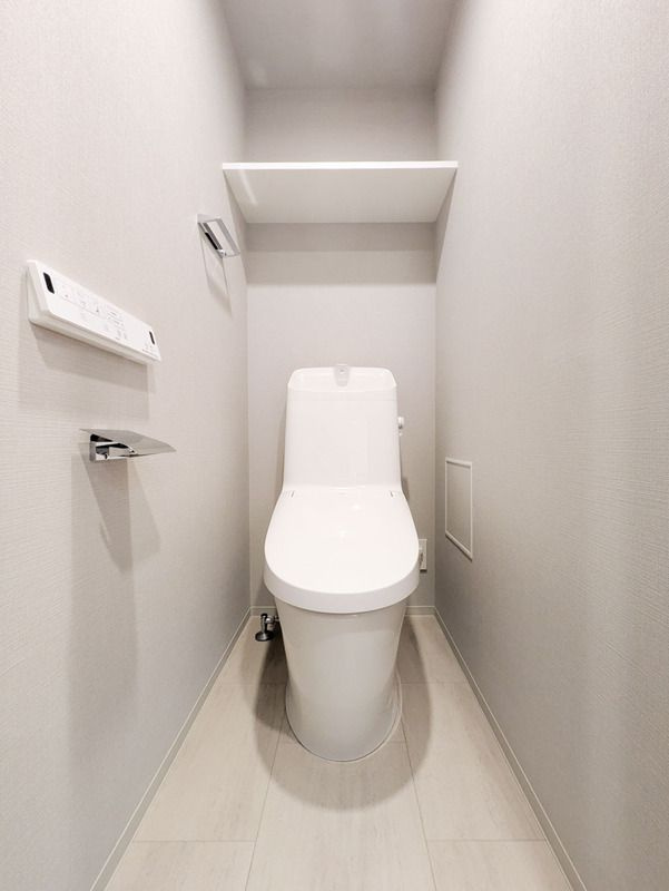 浦安市北栄２丁目の賃貸マンションのトイレ