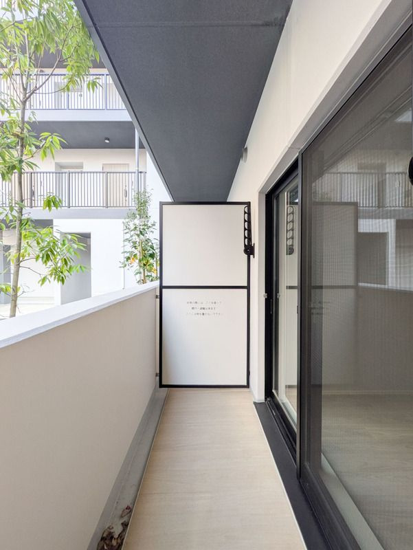 浦安市北栄２丁目の賃貸マンションのバルコニー