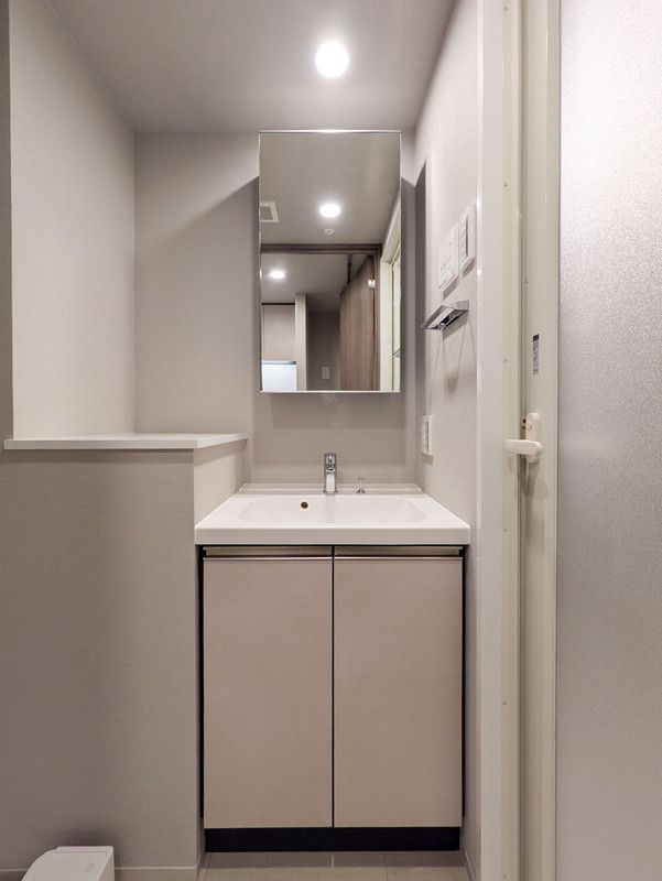 浦安市北栄２丁目の賃貸マンションの独立洗面台