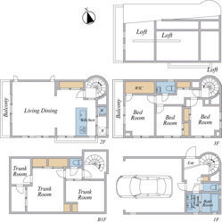 【間取り】 | ご自宅から現地まで、当社スタッフがお車にて、「お迎え・お送り」をしております。ぜひお気軽にお問い合わせくださいませ♪