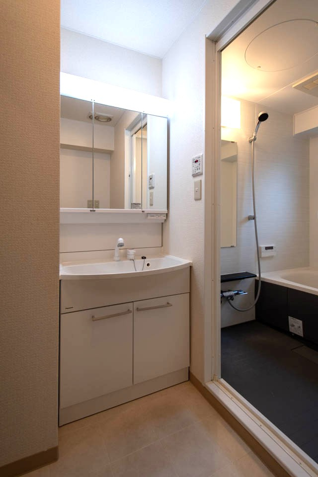 グラン・ドムール堺町二条の独立洗面台|現地内観