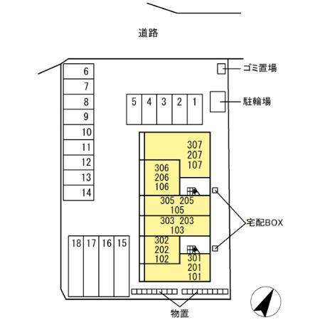 Grace Santeの区画図