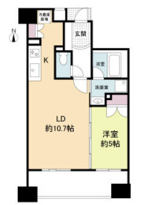 【間取り】 | プライムアーバン堺筋本町