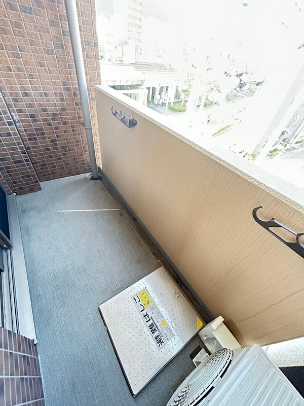 ライジングコート三宮マリーナシティのバルコニー