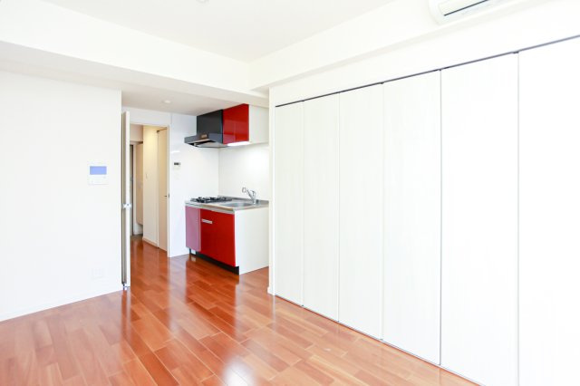 サヴォイ箱崎邸園　6階の居間・リビング|現状優先。