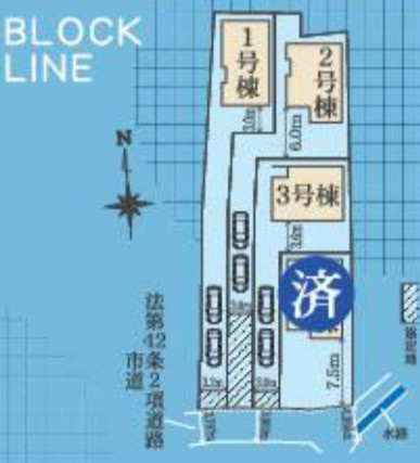 【仲介手数料無料/春日井市】坂下町第1期 リナージュの区画図
