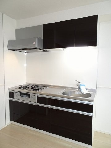 パークレストのキッチン|コンパクトなキッチンで掃除もラクラク