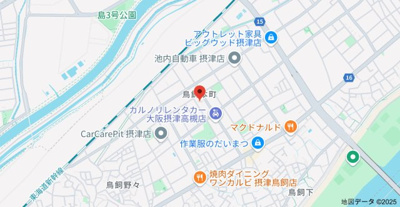 【地図】 | ラポール鳥飼