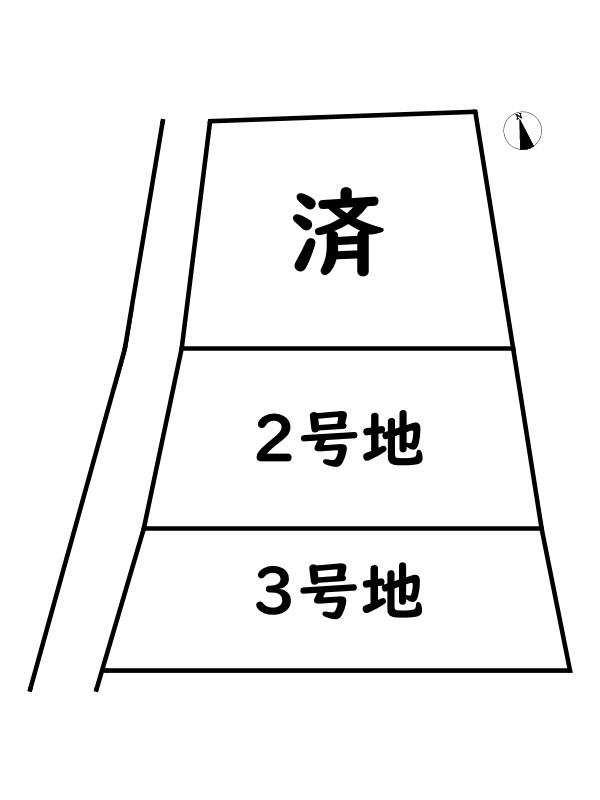 姫路市花田町加納原田/売土地の区画図