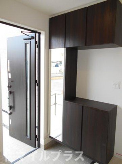 【玄関】 | 郡山市芳賀3丁目新築一戸建て9棟 | 落ち着いた玄関です