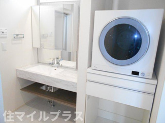 【独立洗面台】 | 郡山市芳賀3丁目新築一戸建て9棟 | 独立洗面台、朝の身支度には欠かせません