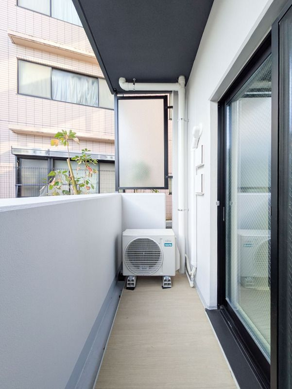浦安市北栄２丁目の賃貸マンションのバルコニー