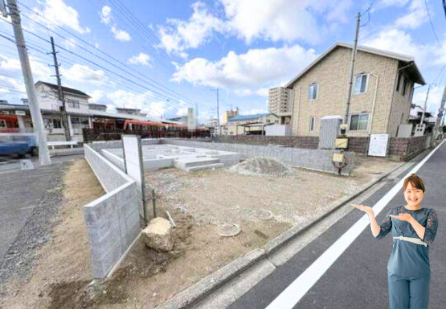 土居田町新築建売住宅1号棟　松山市土居田町の新築戸建の外観|外観です