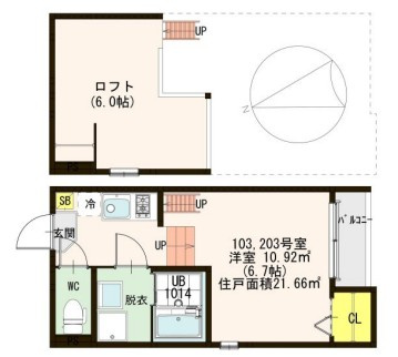 メゾン ベル フルールの間取り